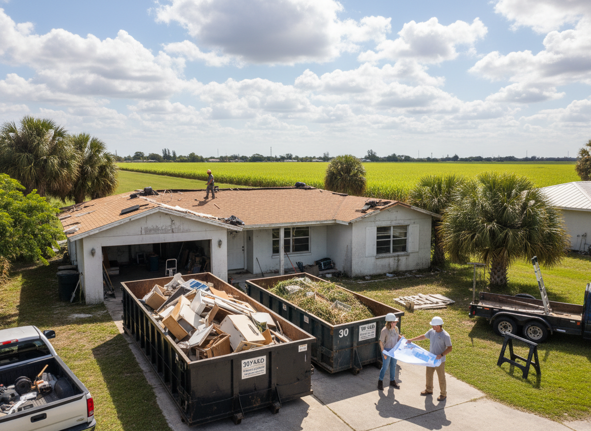 How to Size a Dumpster for Home Renovations in Hendry County